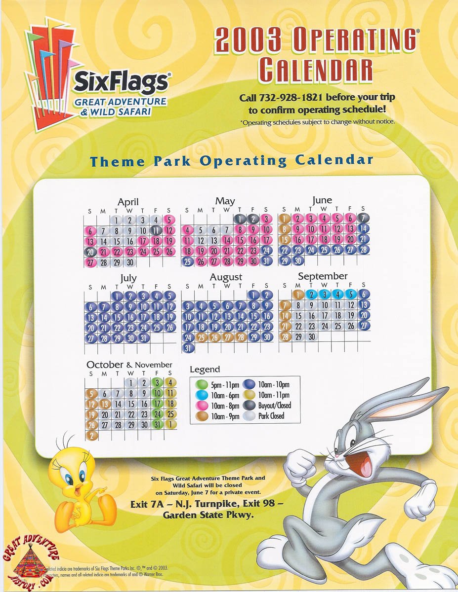 At Six Flags Great Adventure
